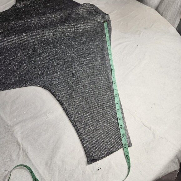 I.N.Studio Womens Size 3 X Silver top blouse plus  3/4 sleeve Crew Neck NWT --22 - Picture 7 of 10